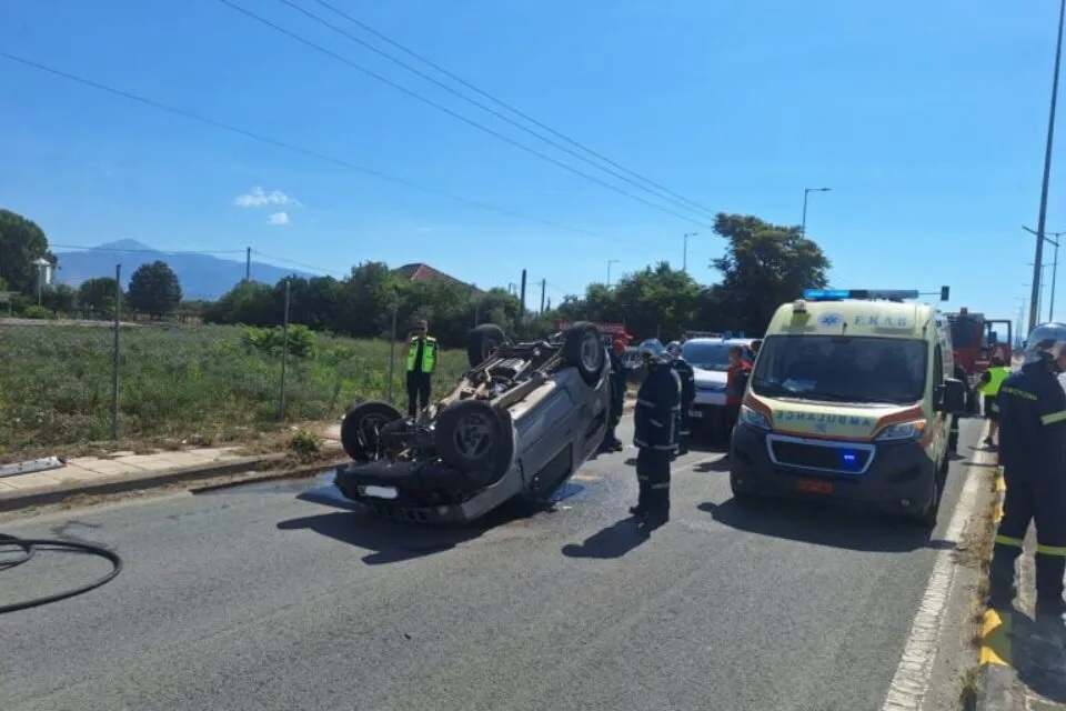 Σοβαρά 79χρονος Λαρισαίος σε τροχαίο