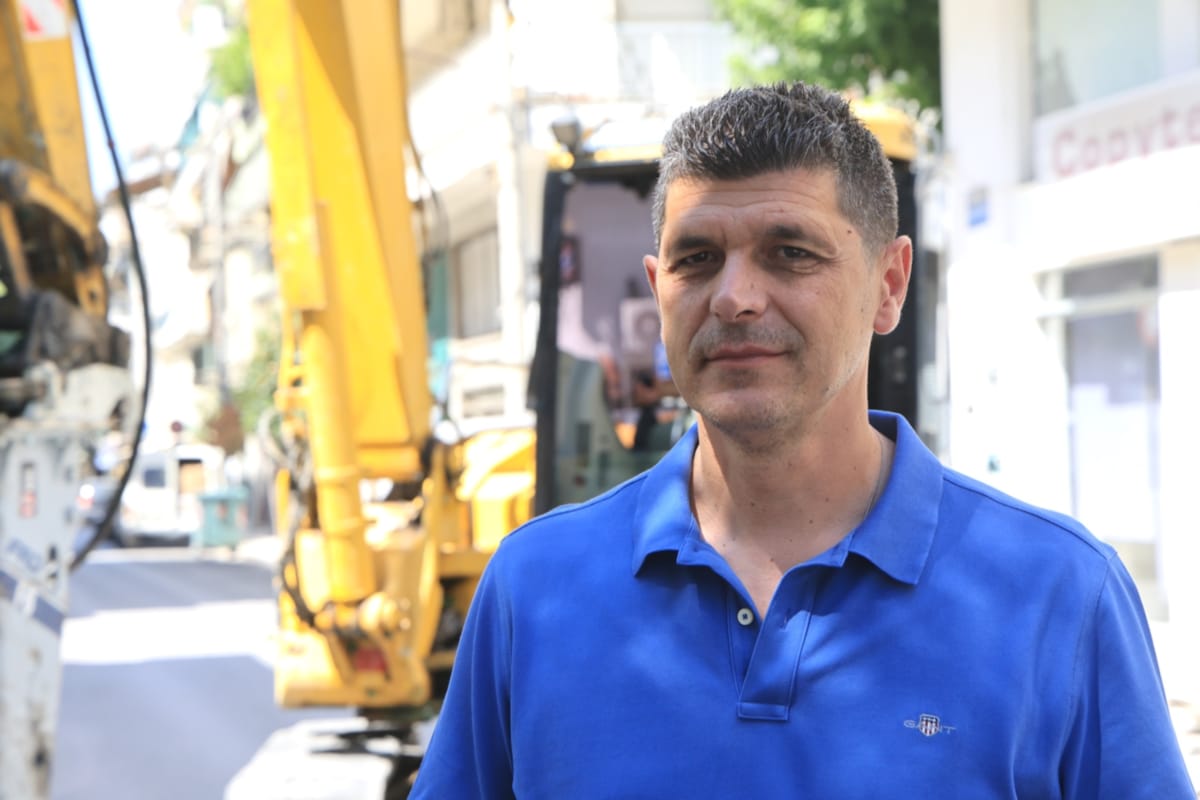 Ο Αντιδήμαρχος Τεχνικών Υπηρεσιών Χρ.Τερζούδης για την εξέλιξη των έργων στη Λάρισα