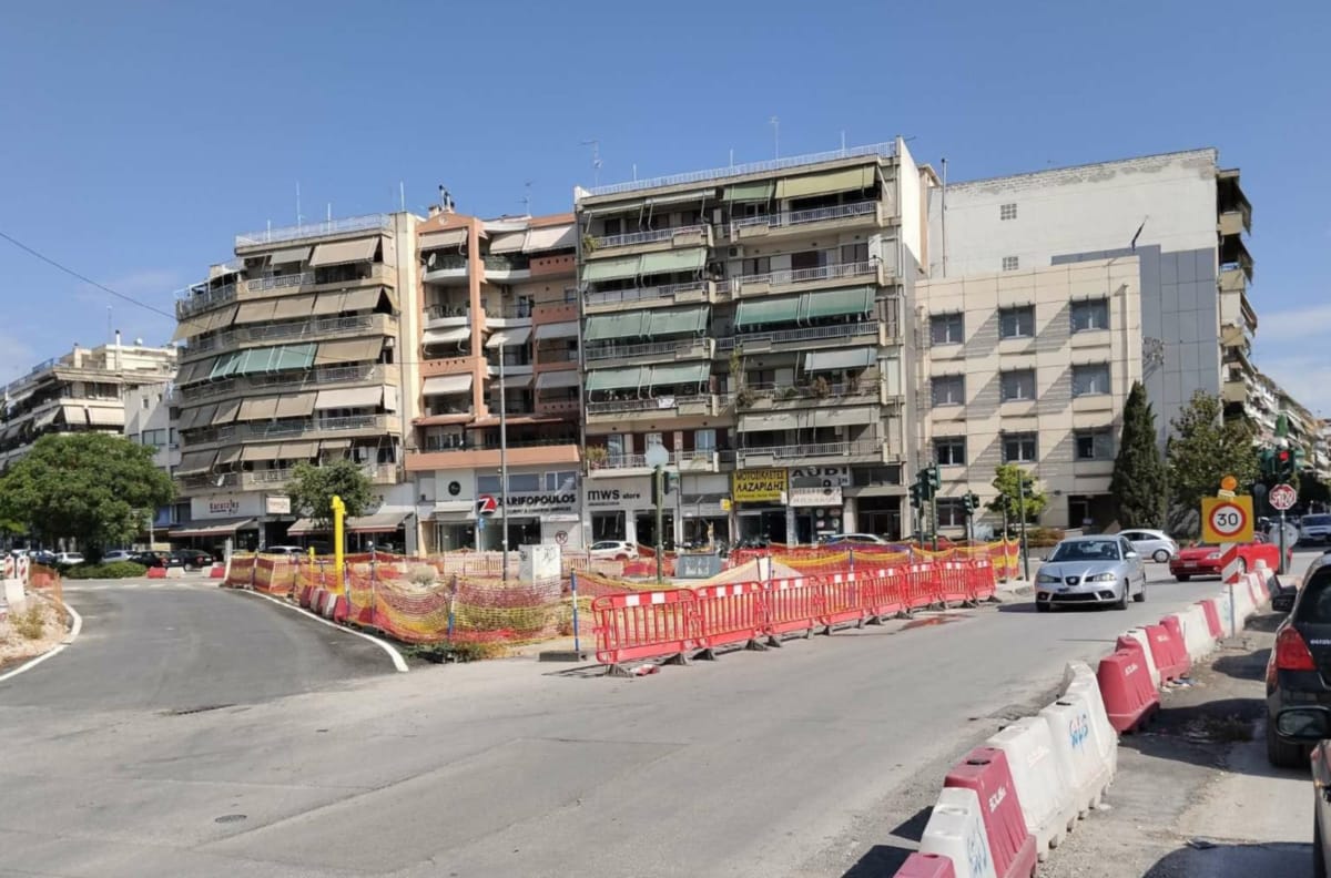 Δήμος Λαρισαίων: Σε νέα φάση οι εργασίες για τον κυκλικό κόμβο Ηρ.Πολυτεχνείου-Φαρσάλων - Σε ισχύ κυκλοφοριακές ρυθμίσεις